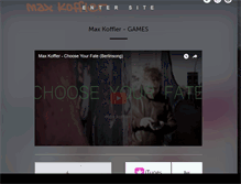 Tablet Screenshot of maxkoffler.com